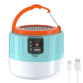 Nešiojamas Saulės Energijos Žibintas BORUiT YHX-0217 Powerbankas