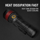 Kišeninis Žibintuvėlis BORUiT YHX-0017 Didelės Galios 4000 lm IpX6-6