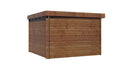 Abri de jardin en bois traité ep 28mm surface utile 75m² 298x298x207cm int024/ineksa