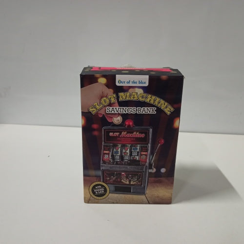 Ecost Customer Return Slot Machine Money Box Plastic Slot Machine Design Savings Bank, 14.0 x 10.0 x