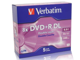 Dvd+r 8x 85 go double couche 5p jc 43541