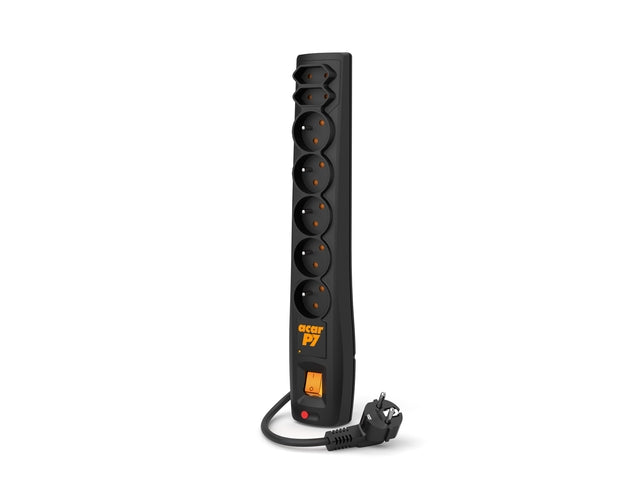 Multiprise p7 3m noire - 7 prises