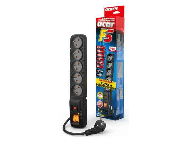Multiprise noire F5 1,5 M