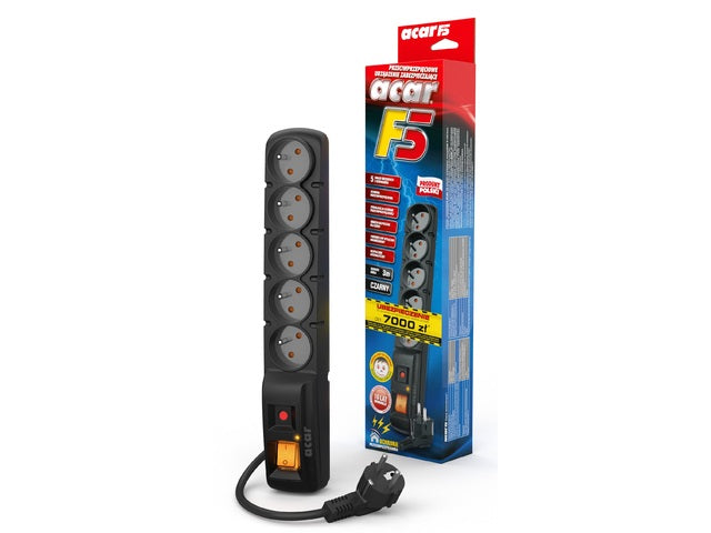 Multiprise noire F5 3M