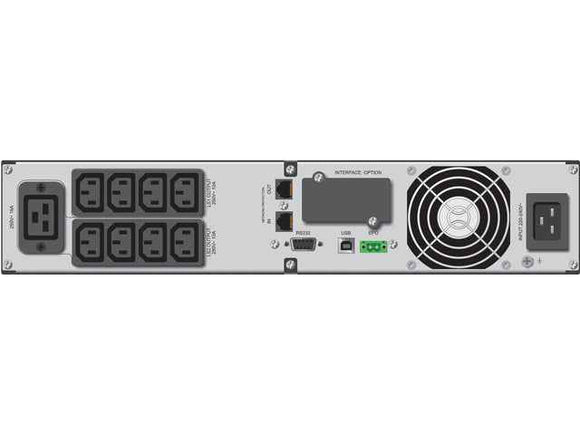 PowerWalker VI 3000RT LCD uninterruptible power supply (UPS) 3 kVA 2700 W 9 AC outlet(s)