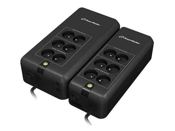 Alimentation sans interruption (UPS) PowerWalker VFD 600 APFC FR, veille (hors ligne), 0,6 kVA, 300 W, 6 prises secteur