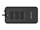 Alimentation sans interruption (UPS) PowerWalker VFD 600 APFC FR, veille (hors ligne), 0,6 kVA, 300 W, 6 prises secteur