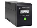 PowerWalker VI 600 SW FR, onduleur Line-Interactive, 0,6 kVA, 360 W, 2 prises secteur