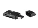 Natec memory card reader Mini ANT 3, black