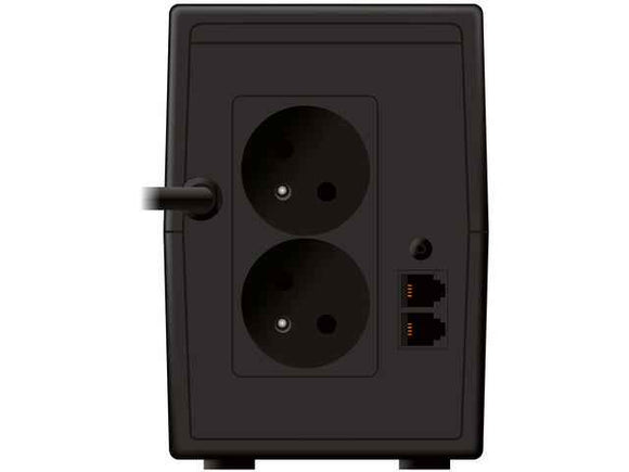 PowerWalker VI 650 SHL FR, alimentation sans interruption (UPS) Line-Interactive 0,65 kVA 360 W 2 prise(s) CA