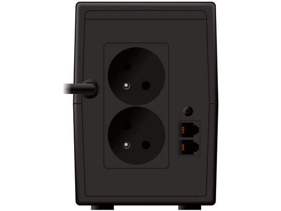 PowerWalker VI 650 SHL FR, alimentation sans interruption (UPS) Line-Interactive 0,65 kVA 360 W 2 prise(s) CA