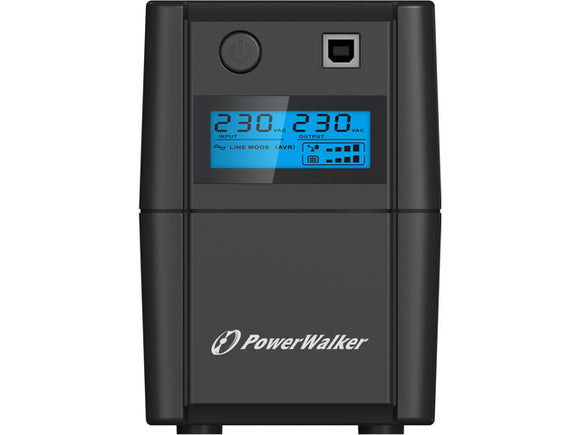 PowerWalker VI 650 SHL FR, alimentation sans interruption (UPS) Line-Interactive 0,65 kVA 360 W 2 prise(s) CA