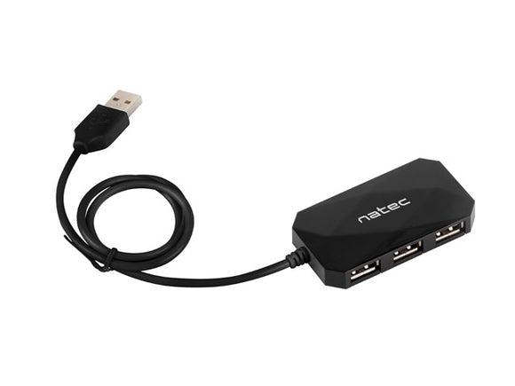Hub USB 4 ports LOCUST USB 2.0 Noir