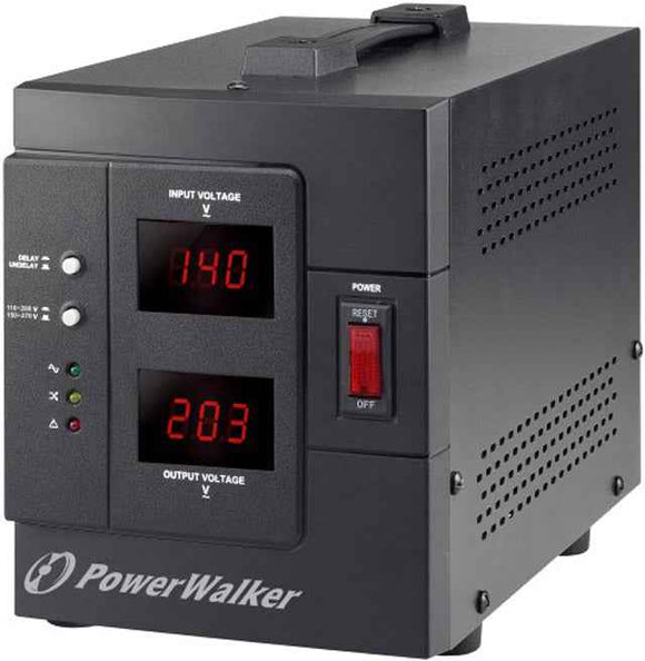 PowerWalker AVR 3000 SIV FR voltage regulator 1 AC outlet(s) 110-280 V Black