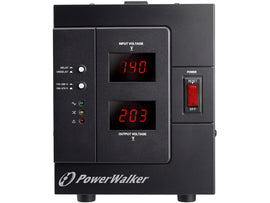 PowerWalker AVR 3000 SIV FR voltage regulator 1 AC outlet(s) 110-280 V Black