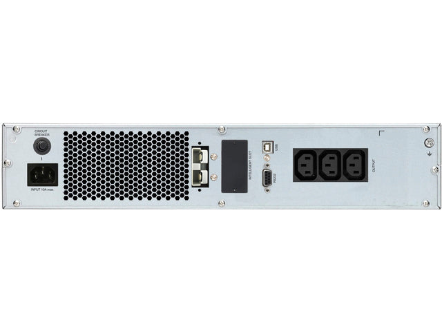 PowerWalker VFI 1000CRM LCD Double conversion (en ligne) 1 kVA 800 W 3 prise(s) CA
