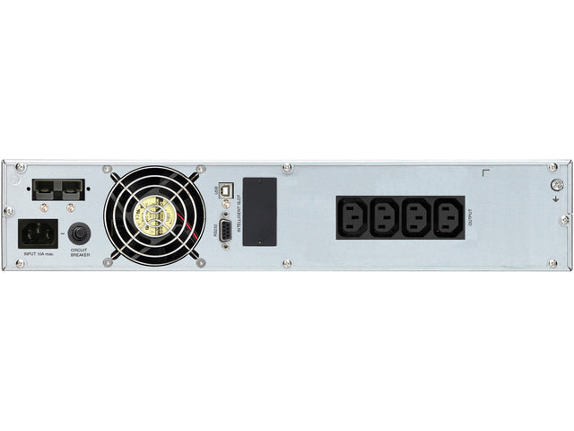 PowerWalker VFI 2000CRM LCD Double conversion (en ligne) 2 kVA 1600 W 4 prise(s) CA