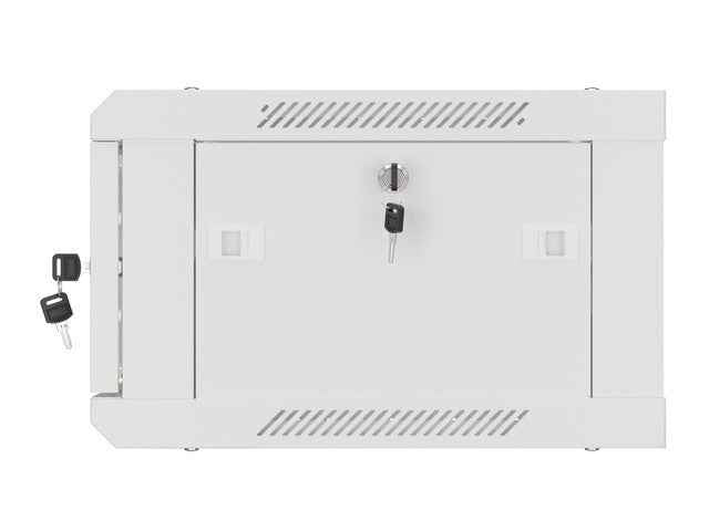 Armoire rack Lanberg WF01-6404-10S 4U, montage mural, gris