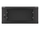 Szafa instalacyjna wisząca 19'' 4U 600X600mm czarna (drzwi szklane)-3
