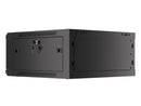 Szafa instalacyjna wisząca 19'' 4U 600X600mm czarna (drzwi szklane)-9