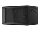 Baie rack murale Lanberg 19" 6U 600x450 noire wf01-6406-10b