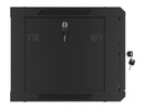 Baie rack murale Lanberg 19" 6U 600x450 noire wf01-6406-10b