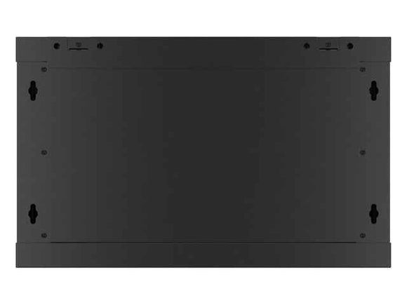 Lanberg | Rack cabinet 19" wall-mount 6U/600x450 (flat pack) with glass door V2 | WF01-6406-10B | Black