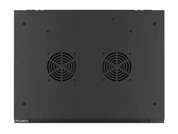 Baie rack murale Lanberg 19" 6U 600x450 noire wf01-6406-10b