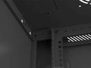 Lanberg | Rack cabinet 19" wall-mount 6U/600x450 (flat pack) with glass door V2 | WF01-6406-10B | Black