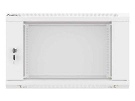 Lanberg | Rack cabinet 19" wall-mount 6U/600x450 (flat pack) with glass door | WF01-6406-10S | Grey
