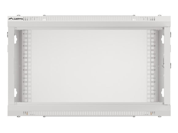 Lanberg wall-mounted 19" cabinet 4U 600x450 gray wf01-6406-10s