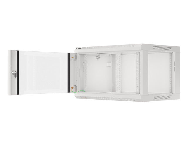 Armoire murale lanberg 19" 4u 600x450 gris wf01-6406-10s