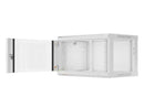 Lanberg | Rack cabinet 19" wall-mount 6U/600x450 (flat pack) with glass door | WF01-6406-10S | Grey