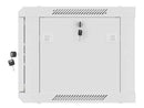 Lanberg | Rack cabinet 19" wall-mount 6U/600x450 (flat pack) with glass door | WF01-6406-10S | Grey