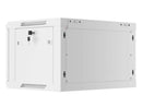 Lanberg | Rack cabinet 19" wall-mount 6U/600x450 (flat pack) with glass door | WF01-6406-10S | Grey
