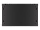 Lanberg wall-mounted installation rack cabinet 19'' 6U 600x600mm black (glass door)-13