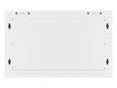 Lanberg wall-mounted installation rack cabinet 19'' 6U 600x600mm gray (glass door)-13