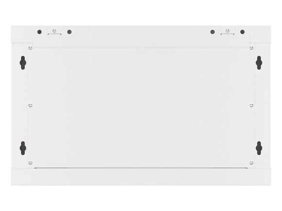 Lanberg wall-mounted installation rack cabinet 19'' 6U 600x600mm gray (glass door)