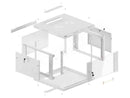 LANBERG WF01-6606-10S wall-mount rack
