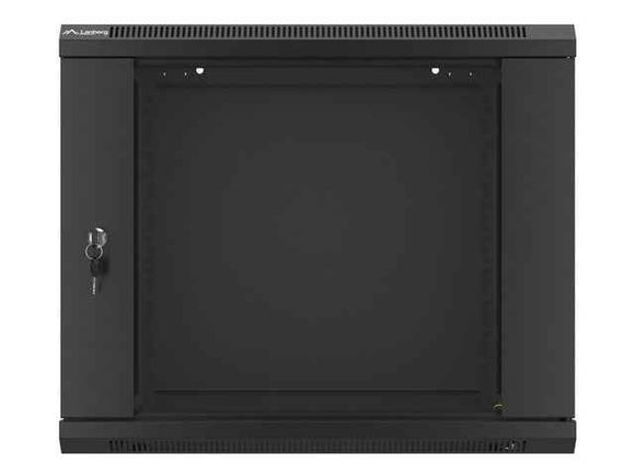 Lanberg | Rack cabinet 19" wall-mount 9U/600x450 (flat pack) | WF01-6409-10B | Black