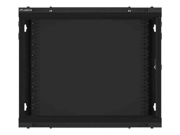 Lanberg | Rack cabinet 19" wall-mount 9U/600x450 (flat pack) | WF01-6409-10B | Black
