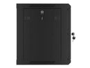 Lanberg | Rack cabinet 19" wall-mount 9U/600x450 (flat pack) | WF01-6409-10B | Black