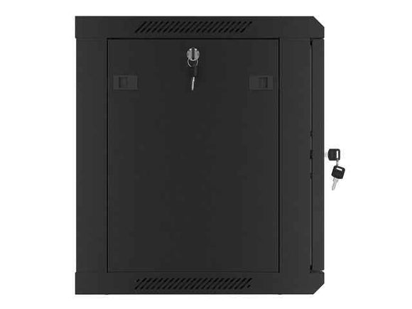 Lanberg | Rack cabinet 19" wall-mount 9U/600x450 (flat pack) | WF01-6409-10B | Black