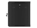 Lanberg | Rack cabinet 19" wall-mount 9U/600x450 (flat pack) | WF01-6409-10B | Black
