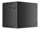 Lanberg | Rack cabinet 19" wall-mount 9U/600x450 (flat pack) | WF01-6409-10B | Black