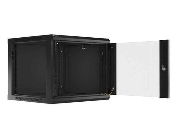Lanberg | Rack cabinet 19" wall-mount 9U/600x600 (flat pack) V2 | WF01-6609-10B | Black