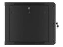 Lanberg | Rack cabinet 19" wall-mount 9U/600x600 (flat pack) V2 | WF01-6609-10B | Black