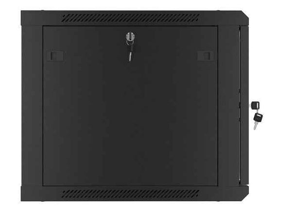Lanberg | Rack cabinet 19" wall-mount 9U/600x600 (flat pack) V2 | WF01-6609-10B | Black