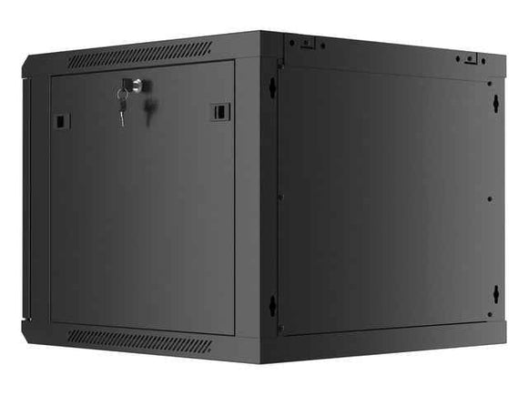 Lanberg | Rack cabinet 19" wall-mount 9U/600x600 (flat pack) V2 | WF01-6609-10B | Black