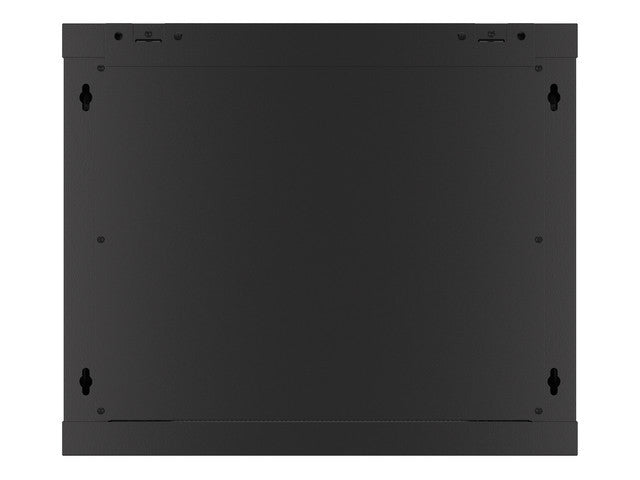 Baie d'installation murale lanberg 19'' 9u 600x600mm noire porte vitrée